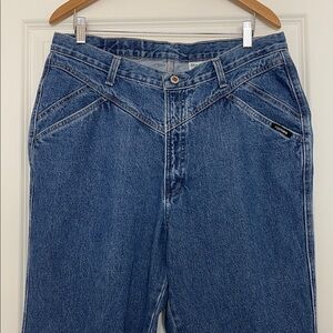 Rockies Vintage Western Jeans Seam Details 16W